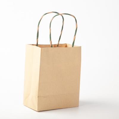 China Eco-friendly Kraft Paper Bags Handmade Kraft Paper Bag Eco-friendly Brown Paper Bag for sale