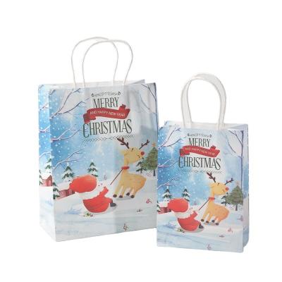 China Disposable Fine Quality Custom Paper Bags With Handle Kraft Paper Bag China for sale