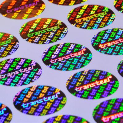 China Custom Reflective Rainbow Holographic Label Hologram Sticker Manufacturer for sale