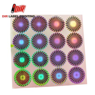 China Custom waterproof Security self adhesive shenzhen 3d hologram sticker for sale