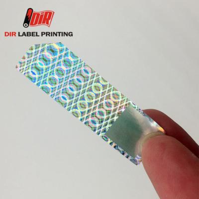 China Laser Logo Custom Holographic Sticker Waterproof Holographic Vinyl Sticker Printing for sale