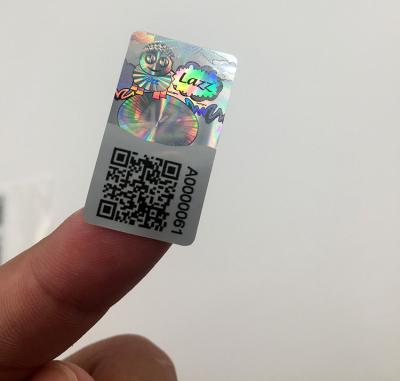 China Free samples anti counterfeiting security cheap custom 3d blue clear hologram sticker for products for sale