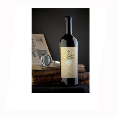 China 2017 Top selling standard size Adhesive Wine bottle Labels printing for Custom Wine Labels for sale