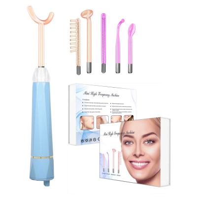 China 20w Dark Circles Portable Skin Rejuvenation 7 in 1 Violet Wand Facial Care High Frequency Magic Wand for sale