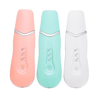 China Popular Mini Beauty Rejuvenation Facial Ultrasonic Skin Scrubber Facial Skin Scrubber Pore Shrinking Skin Scrubber for sale