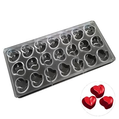 China Food Grade Polycarbonate Fashion Design PC Plastic Chocolate Mold for sale