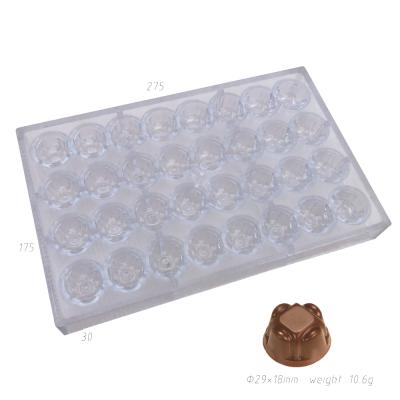 China Sustainable chocolate mold can be food grade polycarbonate customized for sale