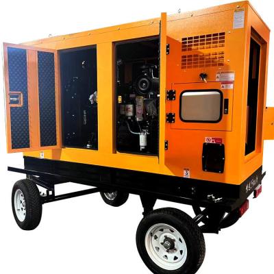 China Direction Injection 100KW Dongfeng Kangmingsi Diesel Generator Set for Mobile Trailer for sale