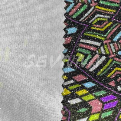 China Density Jacquard Knitted Double Knit Fabric Summer / Autumn Wear Recycled Polyester Fiber for sale