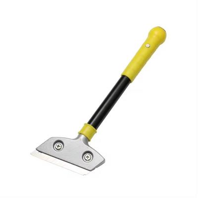 China Aluminum Alloy Floor Scraper Long Handle Scraper for Removing Paint Wallpaper Glue for sale