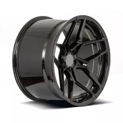 China Custom forged 6061 aluminum alloy wheels rims polished luxury forged wheels for sale