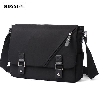 China Large Capacity Fashion School Japanese Style Briefcase Black Daily Work Shoulder Computer Bags Mini Waterproof Messenger Bag For Men for sale