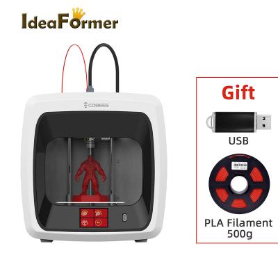 China Education Ideaformer COBEES DIY 3D Printer 3d Machines 120*120*120mm Core 3d Printing Machine Mini X/Y 3d impresora for sale