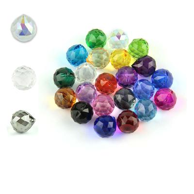 China Wholesale Crystal Chandelier Spare Parts Faceted Crystal Glass Beads from Europe for sale