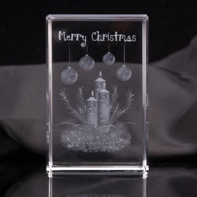 China New Product Souvenir 3D Crystal Laser Engraving Gifts For Europe for sale