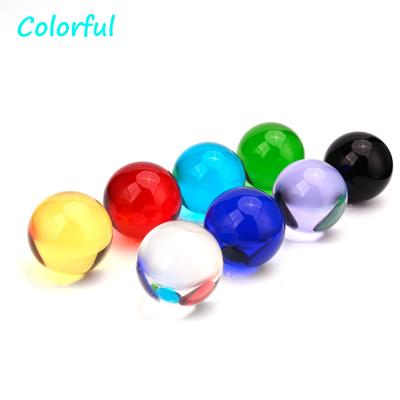 China Europe Pujiang direct selling 30-200 mm seven color small k9 crystal ball for sale