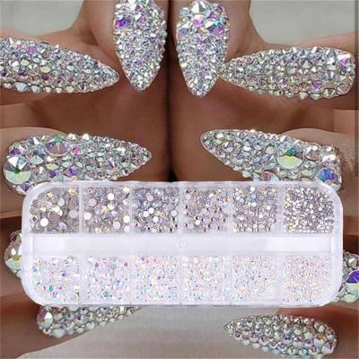 China New Fashion Ss16 Diy Crystal Decoration 3D Flat Back Rhinestone Nail Art Bags for sale