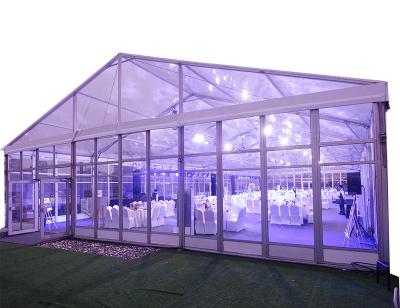 China Extruded Luxury Transparent Clear Aluminum Alloy Roof Awnings For Weddings Banquet for sale