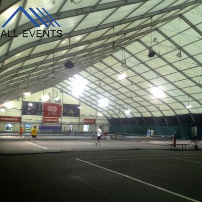 China Extruded High Quality Aluminum Alloy Big Hardened Aluminum Event Tent For Tennis Court for sale