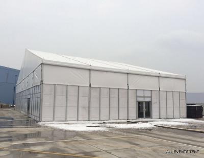 China Large Alloy 6082 Temporary Outdoor Industrial Warehouse Storage Aluminum Tent T6 for sale