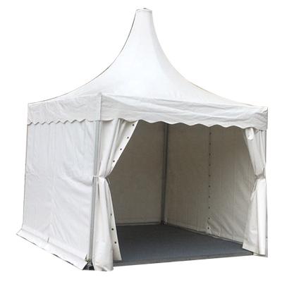 China Heavy Duty Aluminum Alloy 3x3 5x5 PVC Pagoda White Aluminum Tent For Sale for sale