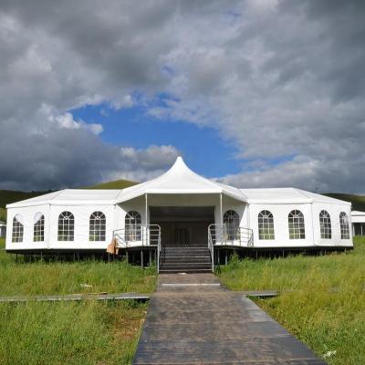 China Aluminum Alloy Hot Sale New Design Hardened Extruded Wedding Party Tent for sale