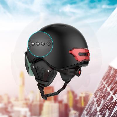 China popular & Multifunctional Smart Led WarningFlash Riding Helmet Motorcycle Camera Safety Helmet China Mobility Scooters and Wheelchairs Extracting Helmet for sale