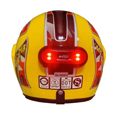 China New ABS Bike Helmet Light USB Rechargeable Pour Light Bike Motorcycles Accessories Headset Helmet Lights for sale