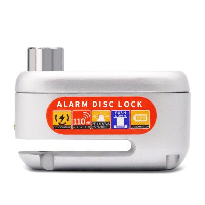 China Dropshipping Products 2021 Agent Anti Theft Disc Brake Collar Alarm Wear Resistant Bicycle Alarm 110dB Disc Lock Disc Brake Collar Alarm for sale