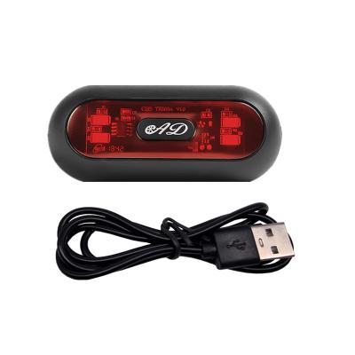 China Waterproof Hot Selling USB Rechargeable Motorcycle Accessories Car Bike Helmet LED Light for sale