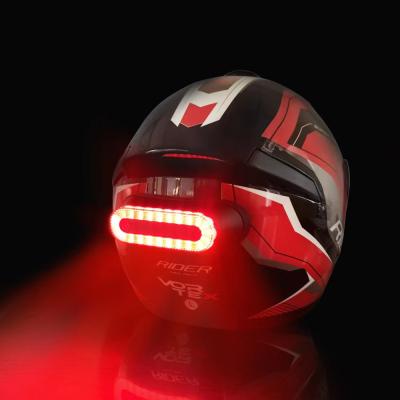 China ABS 22 Lamp Beads Powerful Led Signal Light Motorbike Motorbike Magnetic Traffic Motorcycle Accessories Helmet Headset Helmet Warning Light for sale