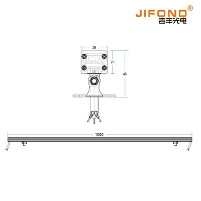 China Landscape single color dc 24V 20 watt indoor 18W led linear light for warehouse car parking light for sale