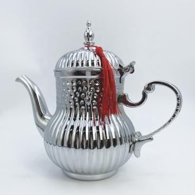 China Sustainable China Vendor Wholesale Individual Teapot Stainless Steel Teapots Boil Water Arabic Tea Set for sale