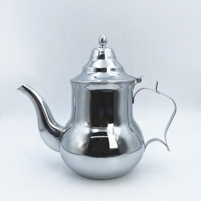 China Sustainable Hot Selling Mirror Morocco Teapot Gas Electric Stove Outdoor Camping Tea Making Pot Arabic Teapots for Ramada 2024 for sale