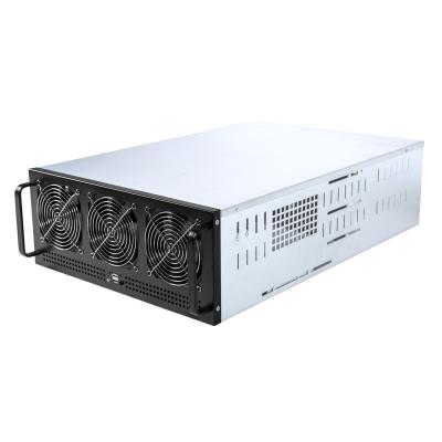 China With hot selling fan B85 motherboard server platform supports eight graphics cards, video memory, hard drives and 2000W power supply for sale