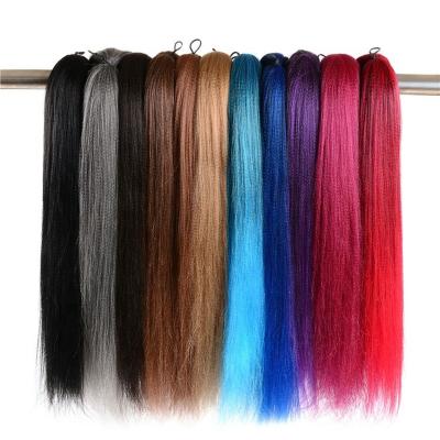 China Wholesale European and American Style 26inch Braided Hair Prestretch Extended Synthetic Braiding Hair for sale