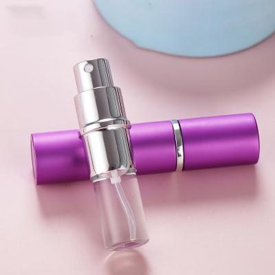 China Supply 10ml Mini-aluminum Cosmetic Perfume Bottles Glass Liner Empty Stain Spray Bottles Empty Spray Bottles for sale