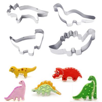 China Sustainable High Quality Stainless Steel Dinosaur Cookie Cutter for sale