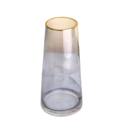 China Gift & Craft T Contracted Water Rising Flower Vase Household Ornament Glass Flower Vases, Supply Items for sale