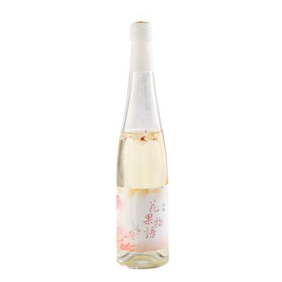 China Threaded Beverage Wine Bottle Enzyme Reine Claude Fruit Vinegar Glass Bottle, Pot-Swelled Transparent Frosted Rice Wine for sale