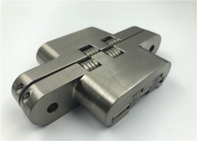 China Anti Smoke Heavy Duty Hidden Hinges / Silver Rustproof Hidden Door Hinges for sale