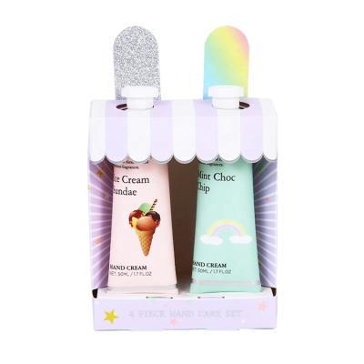 China Moisturize Moisturizing Wholesale 50ml Hand Cream Skin Care Products Hand Care Set With Two Nail Files for sale