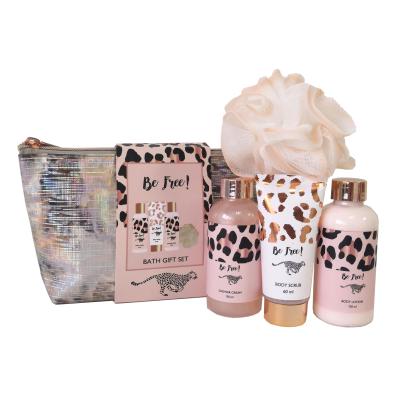 China Bath & Body Care Bath & Body Care Cosmetic Travel PU Bag Body Skin Care Bath Gift Set Luxury Xiamen Supply Manufacturer 2000 Bath&spa Flowers&fruit Sets Accept for sale