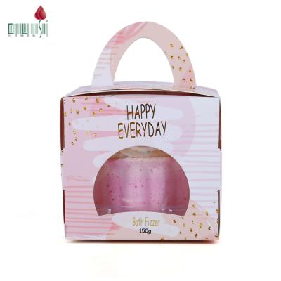 China Bath & Body Care Bath & Body Care Paper Box Customize Colorful Organic Natural Handmade Cake Bath Bomb Various Shapes for sale