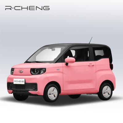 China Chery QQ Sorvete EV carro elétrico com volante à esquerda 4 lugares 100 km/h à venda