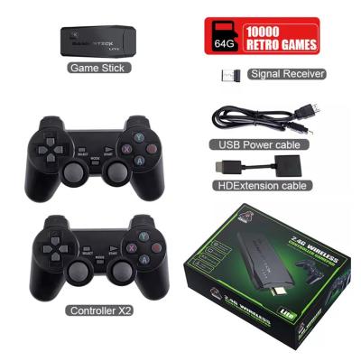 China Popular 2.4G Dual HD Console 4K Game Box Video Games Player Smart Wireless Built-in Stick Retro Support Network Download TV Games Retro for sale