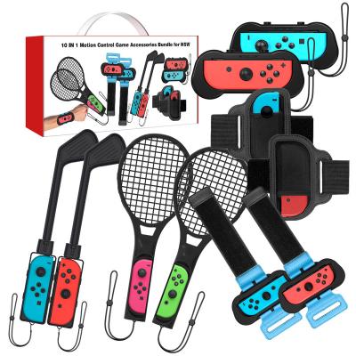 China Hot Selling Home Game Golf Switch Sports Accessories Bundle 10 In 1 Family Accessories Kit Switch Accessories Bundle For Nintendo Switch for sale