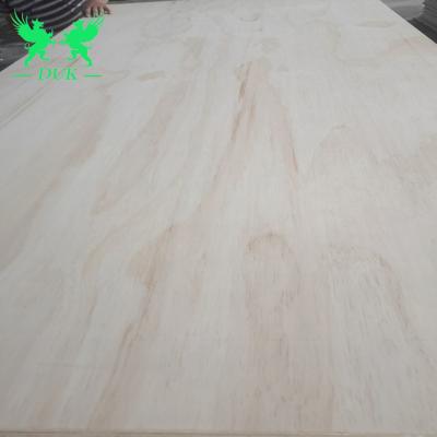 China 12mm 15mm 17mm Pine Plywood 1200x2400mm Natural Non Structural Pine Plywood For Australia for sale