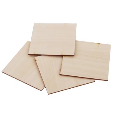 China Contemporary 3mm 4mm A Grade Aircraft Basswood Plywood , Laser Cut Basswood Veneer Plywood for sale