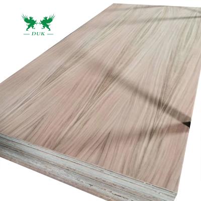 China Contemporary Combi Core 4.2mm 5mm Natural Crown Cut Parota Plywood For Furniture for sale